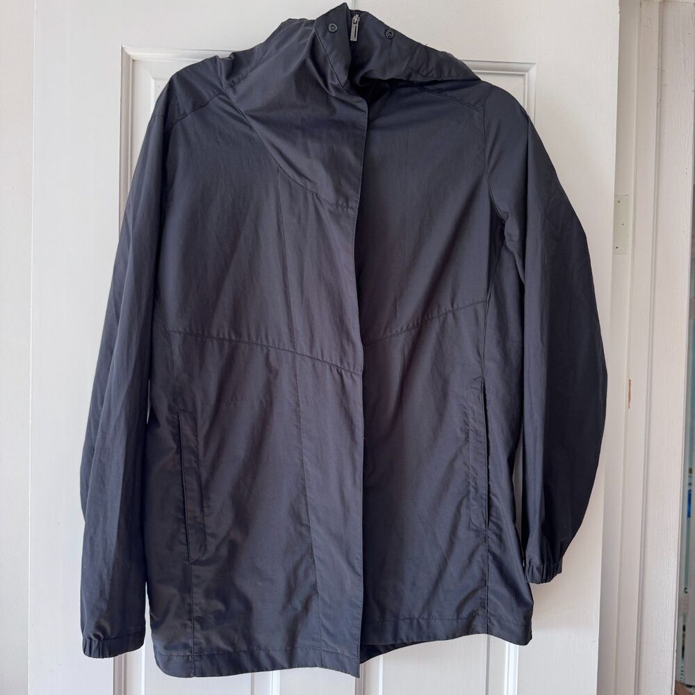 Nau Women's Lightweight Asymmetrical Jacket Sz Small Black